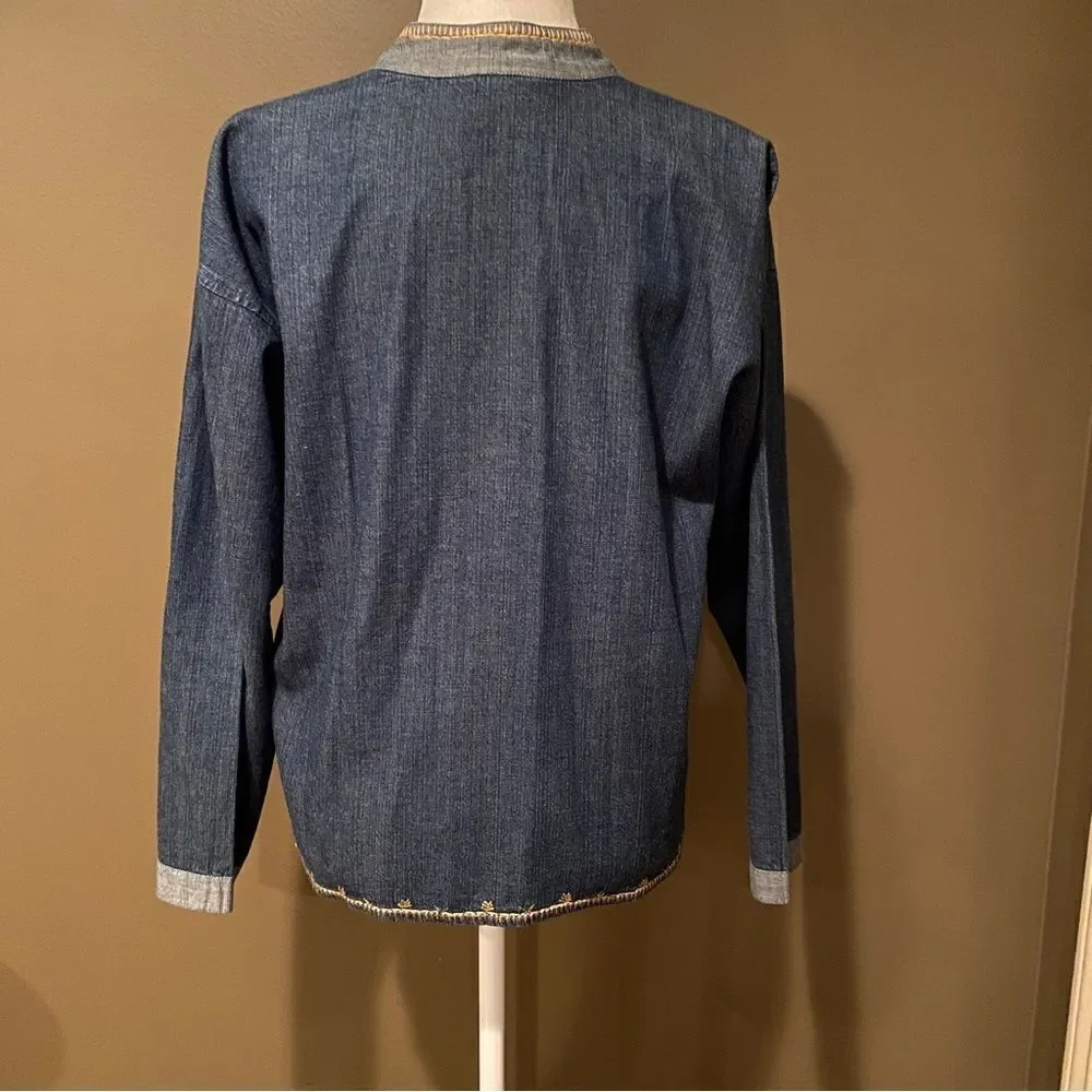 Coldwater Creek Jean Embroidered Jacket - Picture 8 of 14